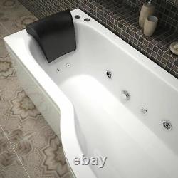 Platinum Spas 1700 x 850 P-Shaped Milan Whirlpool Bath RL-655/54 Right Hand