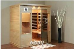 Platinum Spas 4 Person Marisol Infrared Indoor Sauna Carbon Heaters S-004