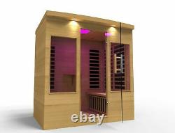 Platinum Spas 4 Person Marisol Infrared Indoor Sauna Carbon Heaters S-004