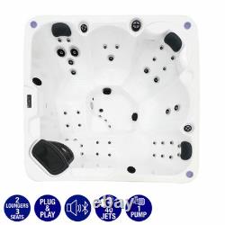 Platinum Spas Trident Hot Tub 5 Person 40 Jet Jacuzzi Outdoor Spa Luxury UK