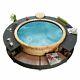 Poly Rattan Hot Tub Surround Tropical Tub Garden Patio Spa Jacuzzi Spa Step Home
