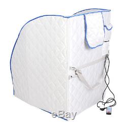 Portable FAR Infrared Sauna Indoor IR Ray Steamless Slimming Weight Loss Finnex