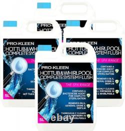 ProKleen Hot Tub Cleaner Whirlpool Spa Cleaning Chemical System Flush 20L