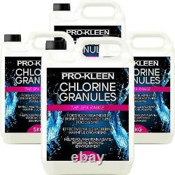 ProKleen Stabilised Chlorine Granules Hot Tub Swimming Pool Sanitiser 4 x 5KG