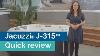 Quick Review Of Jacuzzi J 315 Spa Pool From Jacuzzi Spas