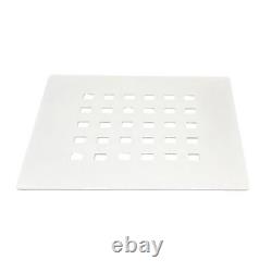 Replacement Cover Drain White Rectangular for Box Shower Grandform ACC-TOL11-B