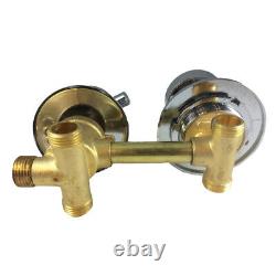 Replacement Taps and Fittings 3 Ways With Threaded Inserts For Shower Cabin