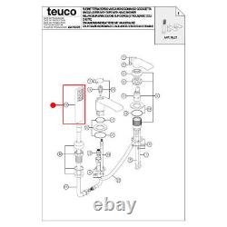 Replacement Teuco Leaf series bathtub edge shower head 81002382020