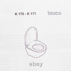 Replacement Toilet Seat Not Slowed Outline Teuco 8102352450