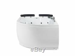 Right Hand Whirlpool Corner Bath with LED PARADISO