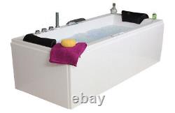 Rights/Left Whirlpool Bathtub With 22/24 Nozzle + Heater Ozone Corner Bath