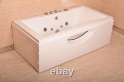 Roma 1800mm x 900mm 18 Jet Double Ended Whirlpool Bath Air Spa Baths