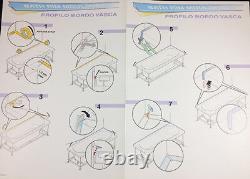 Rubber edge profile replacement kit for bathtub Value4 4R10010019