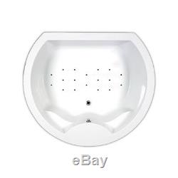 Selene 1650x1430mm Luxury Acrylic Flush-Spa Air Spa Bath