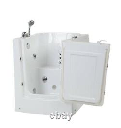 Seniors Whirlpool Bathtub For Caregiver With Fittings LED Seniorenbadewanne