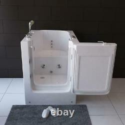 Seniors Whirlpool Bathtub For Caregiver With Fittings LED Seniorenbadewanne