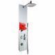 Shower Column 019 Aluminum 3 Function 3 Hydro Lumbar Crystal L25xP46xH130