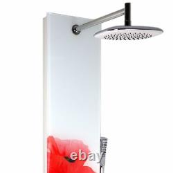 Shower Column 019 Aluminum 3 Function 3 Hydro Lumbar Crystal L25xP46xH130