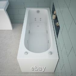 Shower Spa Jacuzzi Whirlpool Bath 13 Massage jets Bathtub With Waste and Pillow