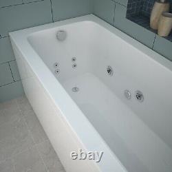 Shower Spa Jacuzzi Whirlpool Bath 13 Massage jets Bathtub With Waste and Pillow