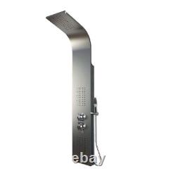 Shower column 3 functions stainless steel 2 hydro lumbar nozzles L20xP44xH140