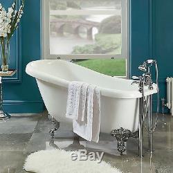 Single Ended Slipper Traditional Bath inc Feet 1550mm(L) x 730mm(W) x 790mm(H)