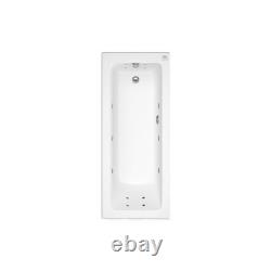 Single Ended Whirlpool Spa Bath with 14 Whirlpool Jets 1800 x 800mm BeBa 26234