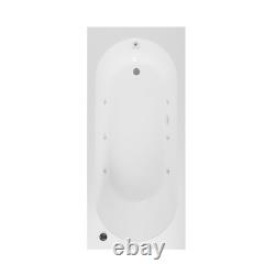 Single Ended Whirlpool Spa Bath with 6 Whirlpool Jets 1700 x 750mm BeBa 26225