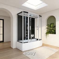 Steam Shower Whirlpool Bath Aquatech 1700 x 900 Cabin Enclosure Room Cubicle UK