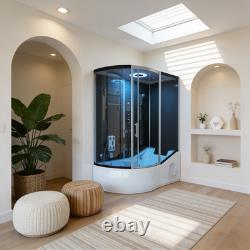 Steam Shower Whirlpool Bath Aquatech 1700 x 900 Cabin Room Cubicle UK Left Hand