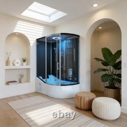 Steam Shower Whirlpool Bath Aquatech 1700 x 900 Cabin Room Cubicle UK Right Hand