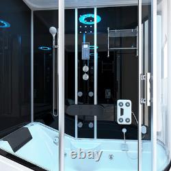 Steam Shower Whirlpool Bath Aquatech 1700 x 900 Cabin Room Cubicle UK Right Hand