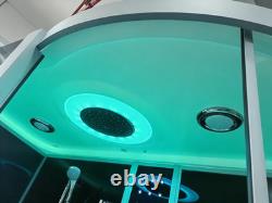 Steam Shower Whirlpool Bath Aquatech 1700 x 900 Cabin Room Cubicle UK Right Hand