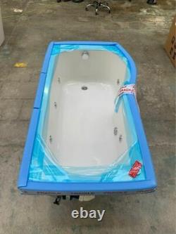 Synergy zeya P shape 6 jet whirlpool bath 1500mm x 800 RH Available