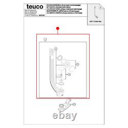 Teuco 81000130020 67.5cm Chrome Drainage Exhaust Column