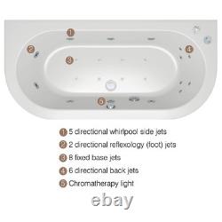 Trojan Baths Ultimate Therapy Silver Effect 21 Jet Bath Spa System