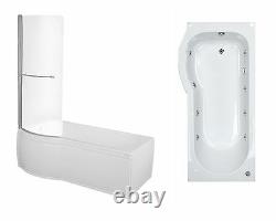 Trojan Concert Shower Bath 8 Jet Whirlpool Spa Bath With Panel & Screen