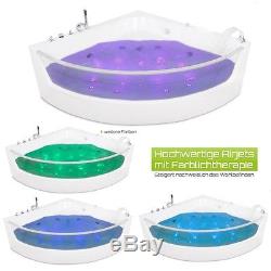 TroniTechnik whirlpool bath corner bathtub tub jacuzzi massage jets 129x129 NEW