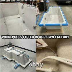 Twin Grip Bath Tub 1675 1700 6 jet or 8-11 Jet Whirlpool Jacuuzi Style Bathroom