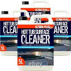 Ultima Plus Hot Tub and Spa Surface Cleaner Multipurpose Spray Plastic Vinyl 20L