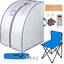 VEVOR Portable FAR Infrared Sauna Indoor IR Ray Steamless Slimming Weight Loss