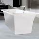 Vermillion White Designer Luxury Arced Freestanding Bath 25 Year Guarantee
