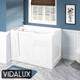 Vidalux Ashford 1350 Easy Access Walk-In Bath Left Hand
