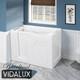 Vidalux Ashford 1350 Whirlpool & Airspa Easy Access Walk-In Bath Left Hand