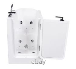 Vidalux Pennington Compact Whirlpool & Airspa Easy Walk-In Bath Right Hand
