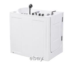 Vidalux Pennington Compact Whirlpool & Airspa Easy Walk-In Bath Right Hand