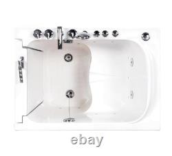 Vidalux Pennington Compact Whirlpool & Airspa Easy Walk-In Bath Right Hand