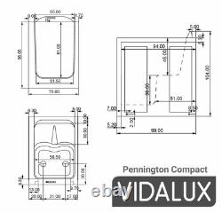 Vidalux Pennington Compact Whirlpool & Airspa Easy Walk-In Bath Right Hand