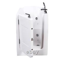 Vidalux Pennington Compact Whirlpool & Airspa Walk-In Bath Left Hand