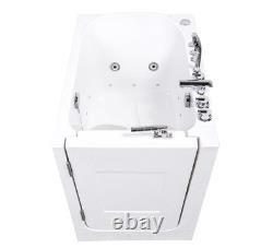 Vidalux Pennington Compact Whirlpool & Airspa Walk-In Bath Left Hand
